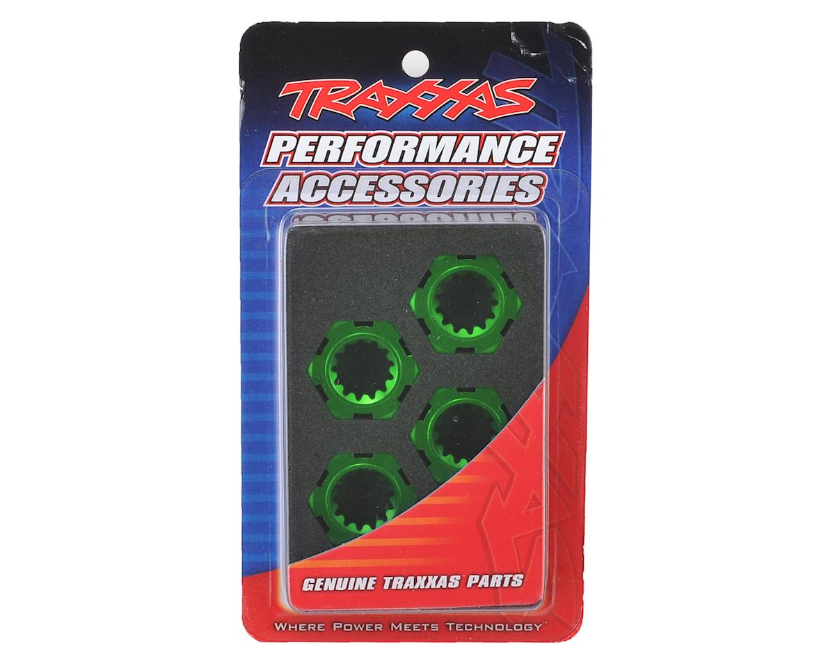 Traxxas X-Maxx/XRT Aluminum Wheel Hex Hub (GREEN) (4) 7756G