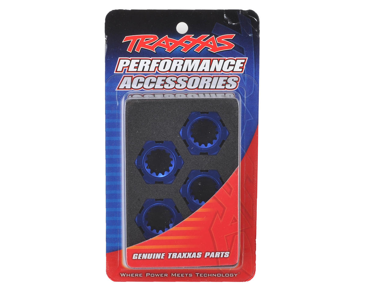 Traxxas X-Maxx/XRT Aluminum Wheel Hex Hub (Blue) (4) 7756X