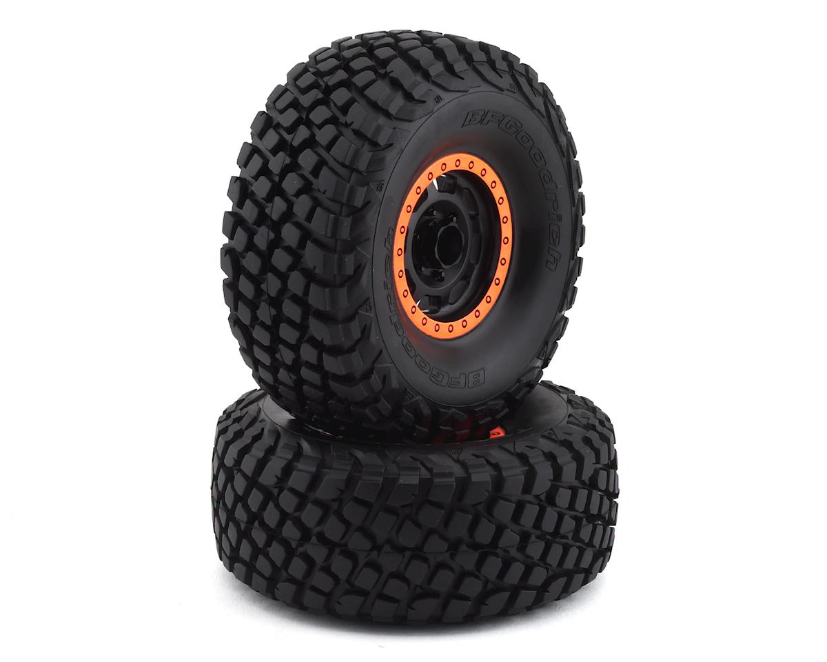 Traxxas Unlimited Desert Racer Pre-Mounted BFGoodrich Baja KR3 Tires (ORANGE) (2) w/17mm Hex 8472