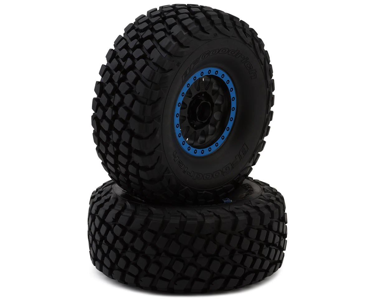 Traxxas Unlimited Desert Racer Pre-Mounted BFGoodrich Baja KR3 Tires (Blue) (2) w/17mm Hex 8474X
