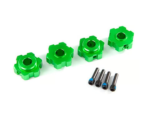 Traxxas Maxx Aluminum Wheel Hex (Green) (4) TRA8956G