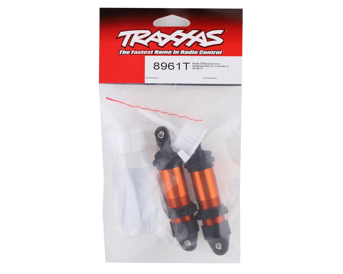 Traxxas GT-Maxx Assembled Aluminum Shocks (Orange) (2) 8961T