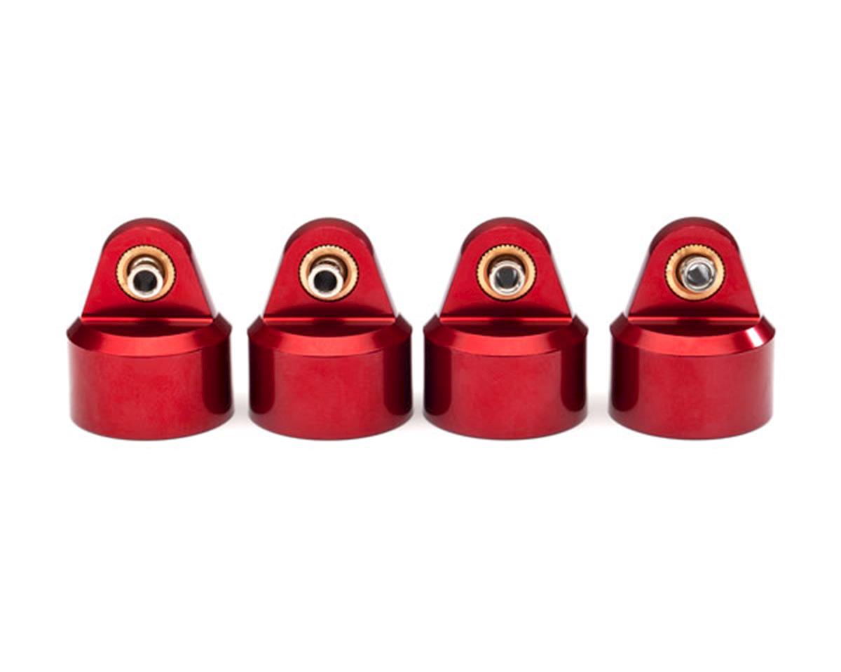 Traxxas GT-Maxx Aluminum Shock Caps (Red) (4) 8964R