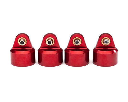 Traxxas GT-Maxx Aluminum Shock Caps (Red) (4) 8964R