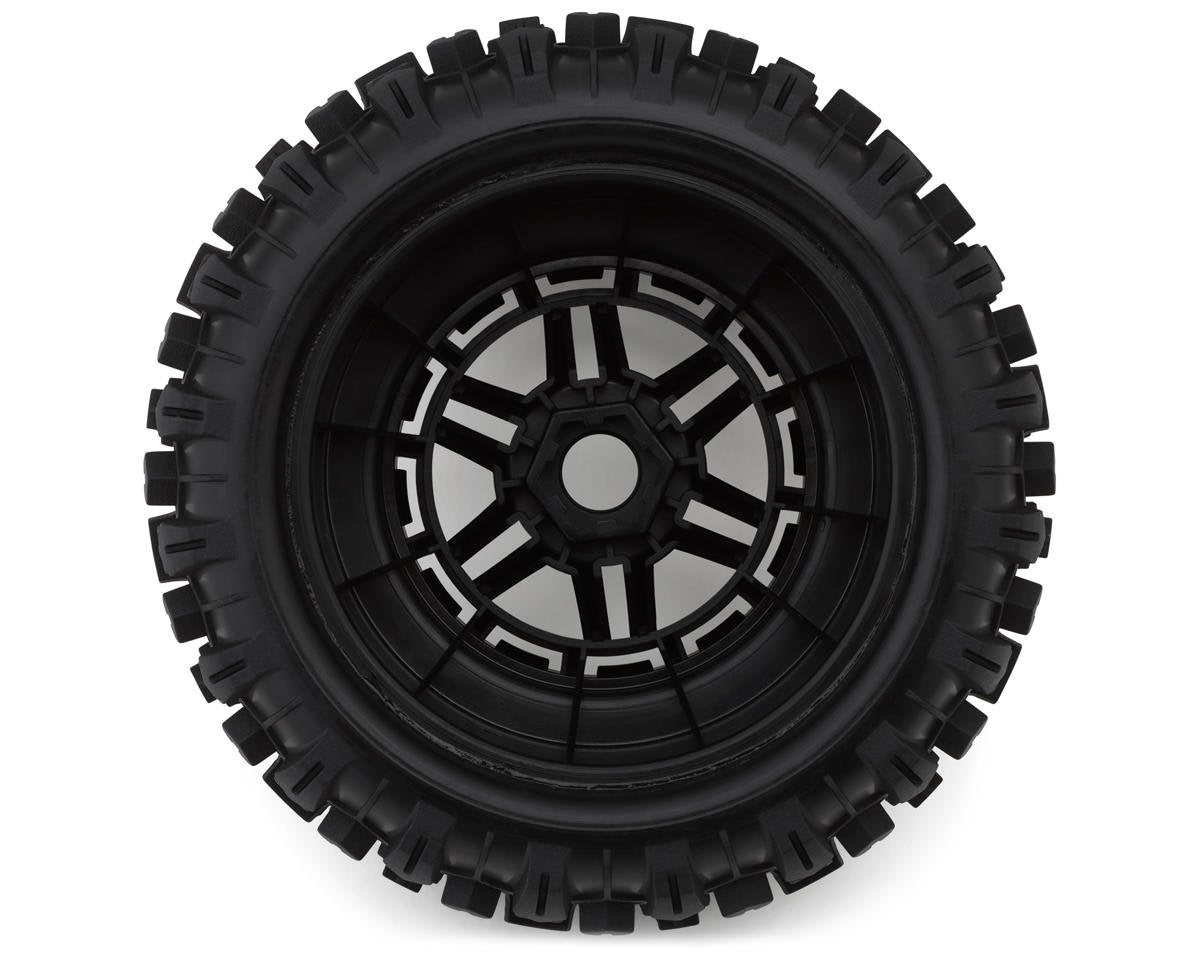 Traxxas Maxx Belted Sledgehammer 2.9" Pre-Mounted Tires (2) (Black) w/17mm Splined Hex 8979