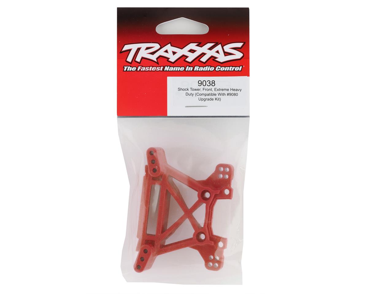 Traxxas Hoss/Rustler/Slash 4x4 Extreme Heavy Duty Front Shock Tower (Red) 9038R