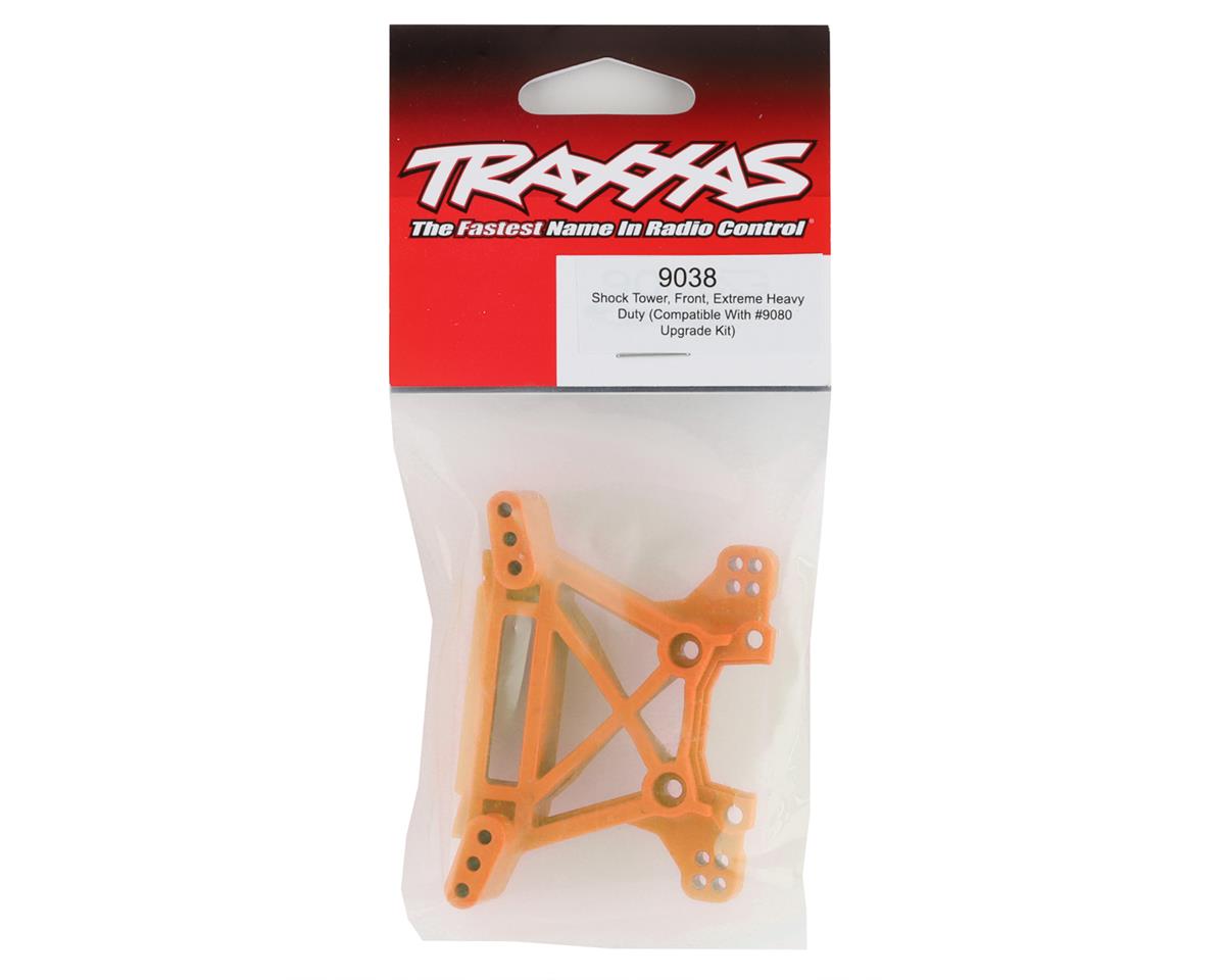 Traxxas Hoss/Rustler/Slash 4x4 Extreme Heavy Duty Front Shock Tower (Orange) 9038T