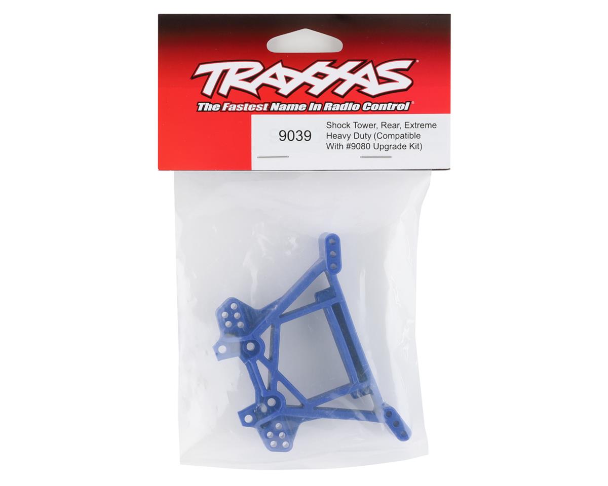 Traxxas Hoss/Rustler/Slash 4x4 Extreme Heavy Duty Rear Shock Tower (Blue) 9039X