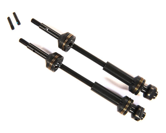 Traxxas Rear Steel-Spline Constant-Velocity Driveshafts (2) (Complete Assembly) 9052X