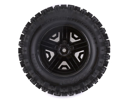 Traxxas Sledgehammer 2.8" Pre-Mounted Tires (2) (Black Chrome) 9072