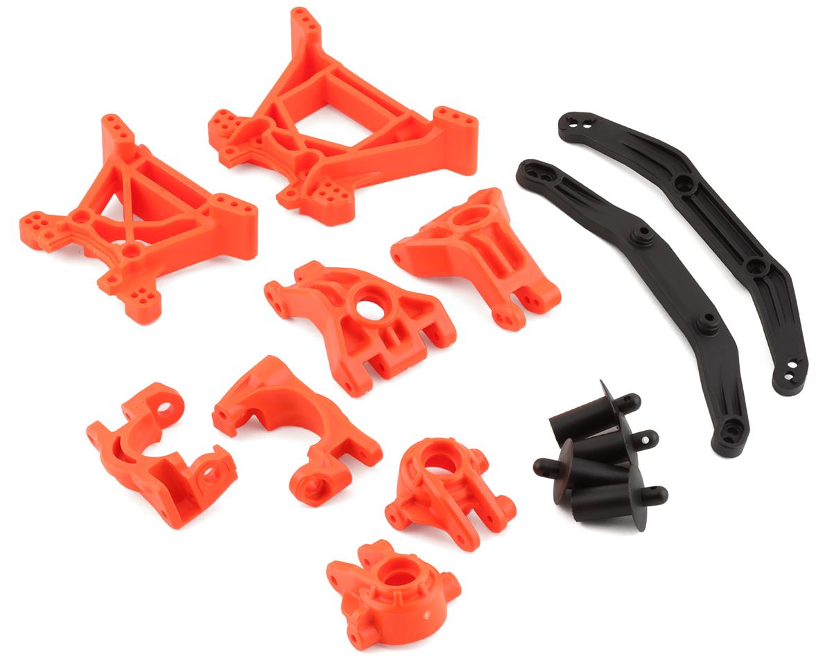 Traxxas Hoss/Rustler/Slash 4x4 Extreme Heavy Duty Suspension Upgrade Kit (Orange) 9080T