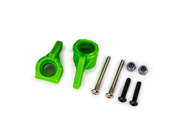 Traxxas Steering blocks, extreme HD,GREEN (2)(#9180/9181/9182) 9137-GRN