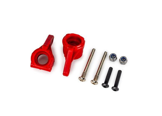 Traxxas Steering blocks, extreme HD,red (2)(#9180/9181/9182) 9137-RED