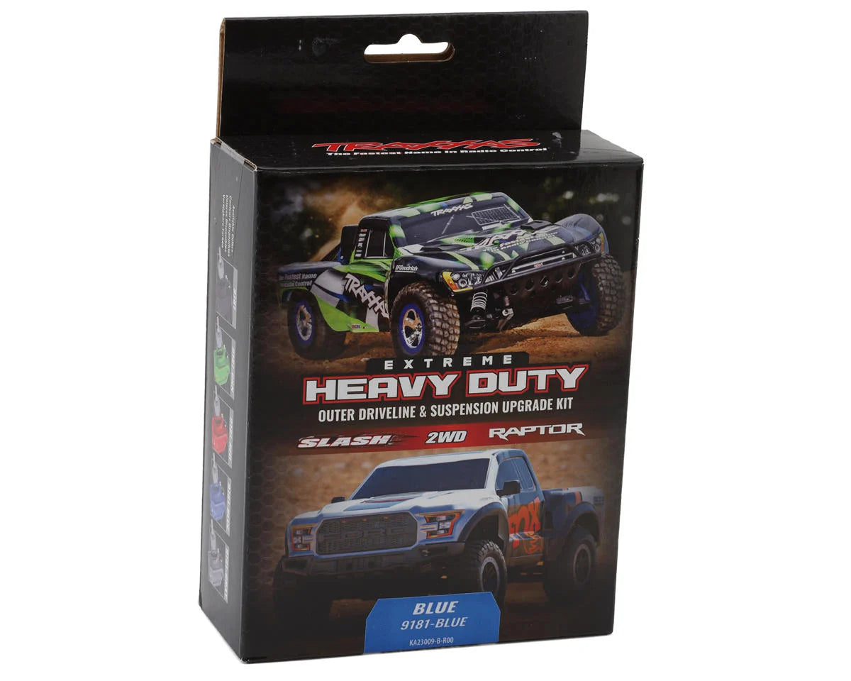 Traxxas Slash® 2WD Extreme Heavy Duty Driveline & Suspension Upgrade Kit (Blue) 9181-BLUE
