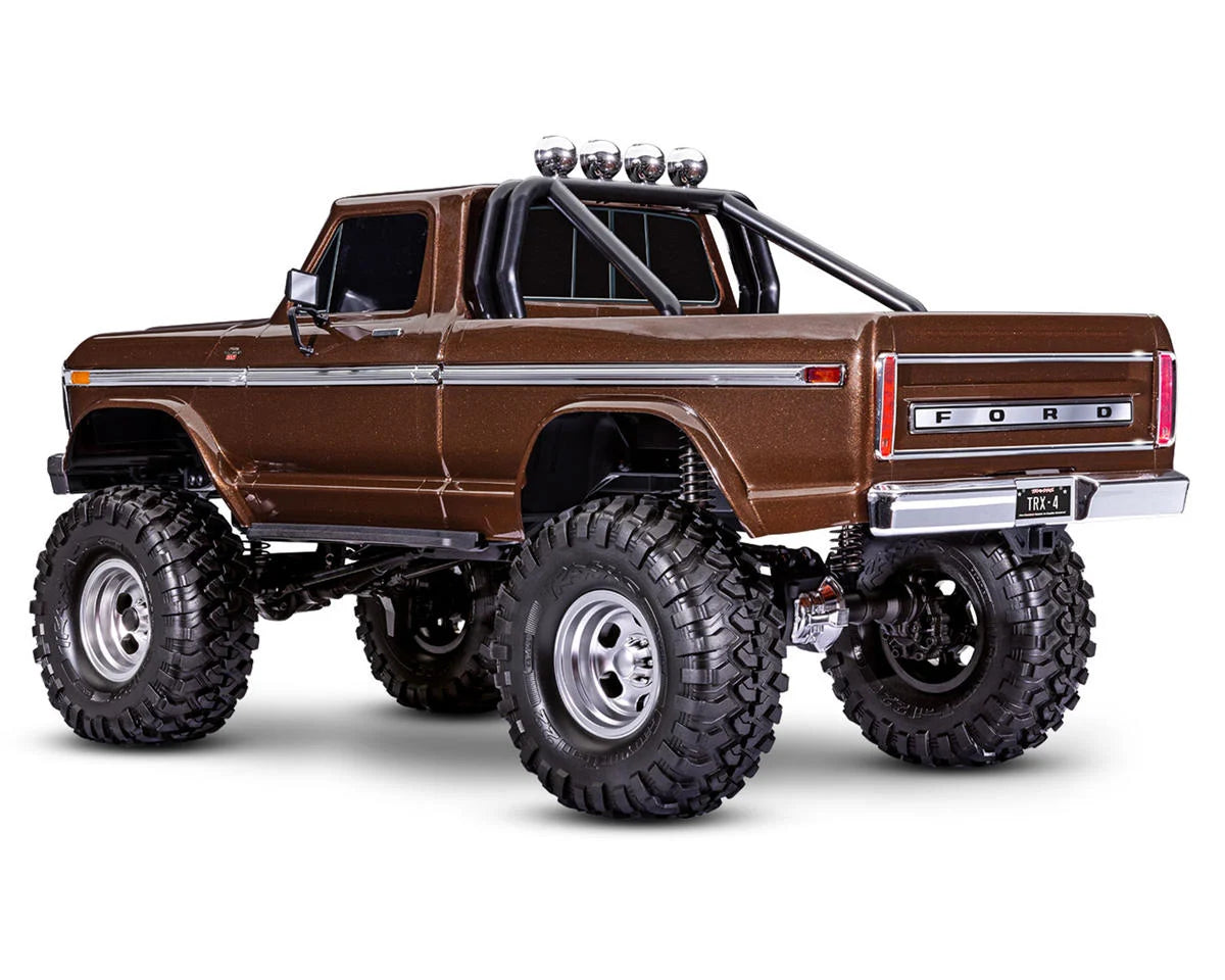 Traxxas TRX-4 1/10 High Trail Edition RC Crawler w/'79 Ford F-150 Ranger XLT Body (Brown) 92046-4 Brown