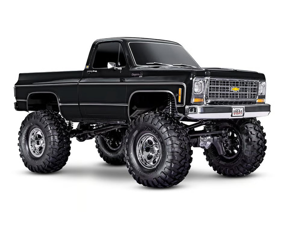 Traxxas TRX-4 1/10 High Trail Edition RC Crawler w/'79 Chevy K10 Truck Body (Black) 92056-4-BLK