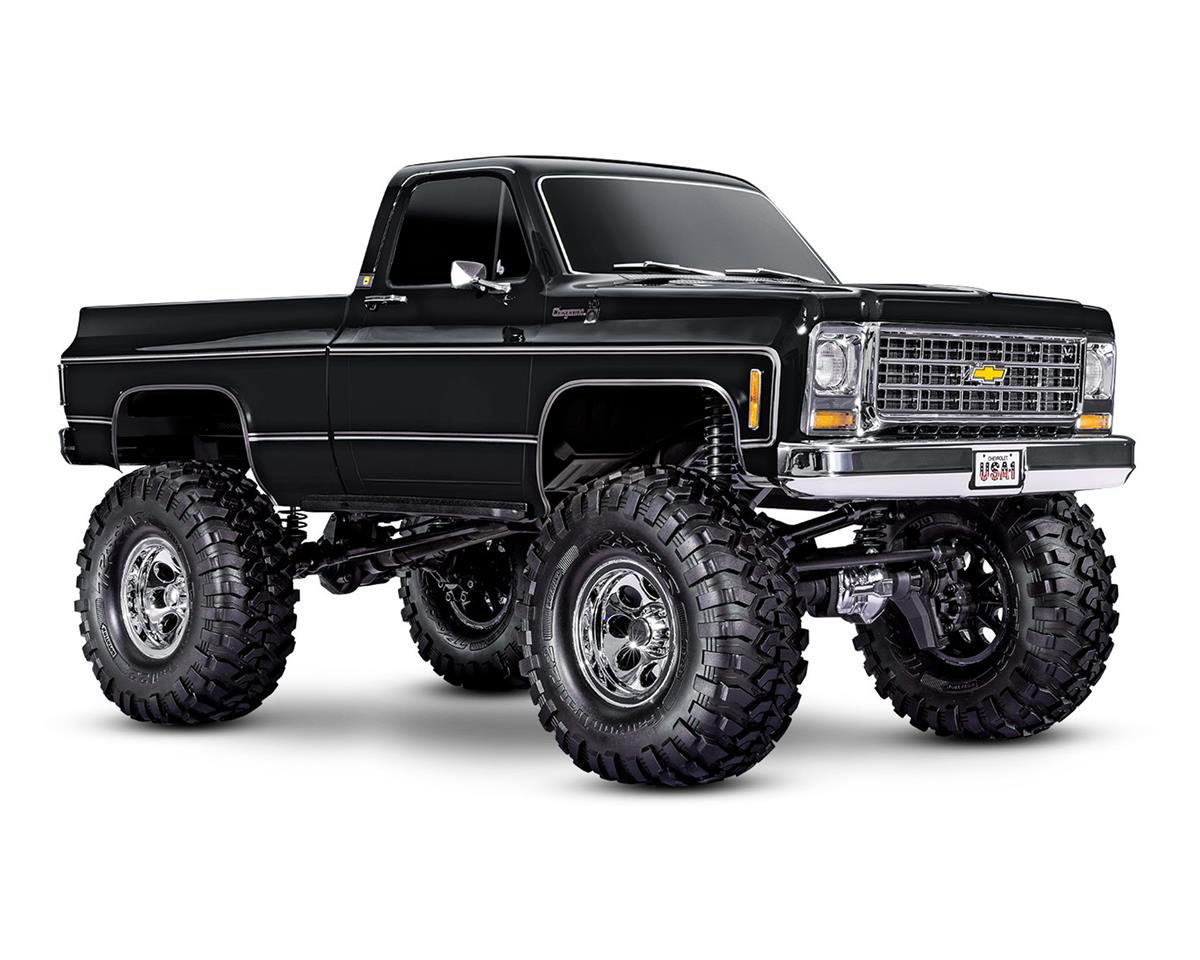 Traxxas TRX-4 1/10 Trail Crawler Truck w/'79 Chevrolet K10 Truck Body (Black) w/TQi 2.4GHz Radio 92056