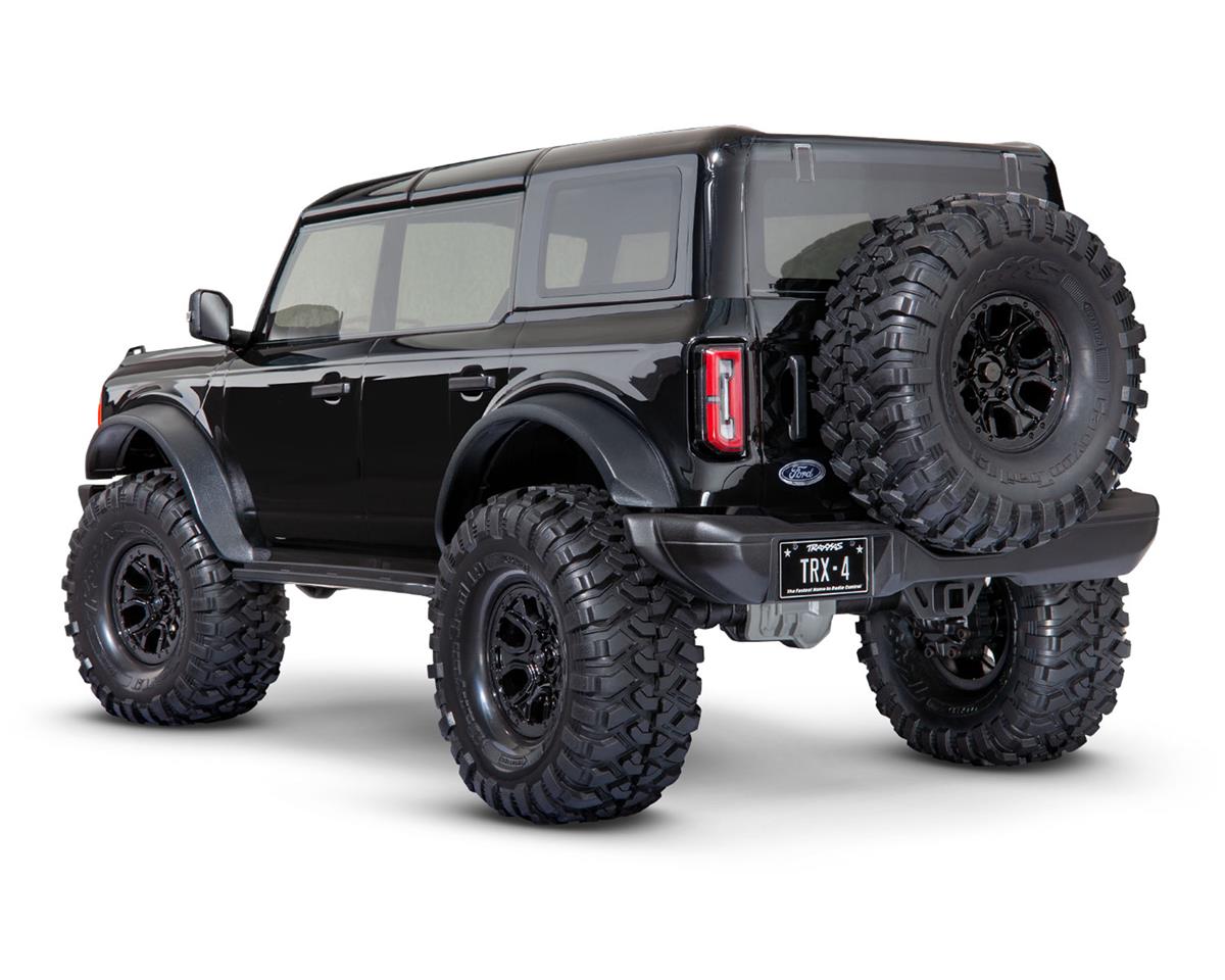 Traxxas TRX-4 1/10 Trail Crawler Truck w/2021 Ford Bronco Body 92076-4-BLACK