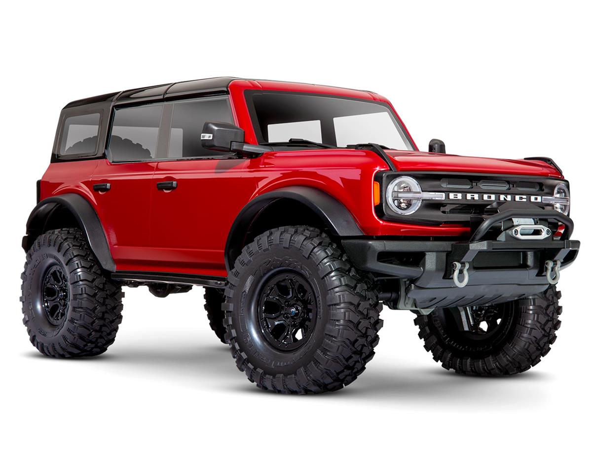 Traxxas TRX-4 1/10 Trail Crawler Truck w/2021 Ford Bronco Body 92076-4-RED