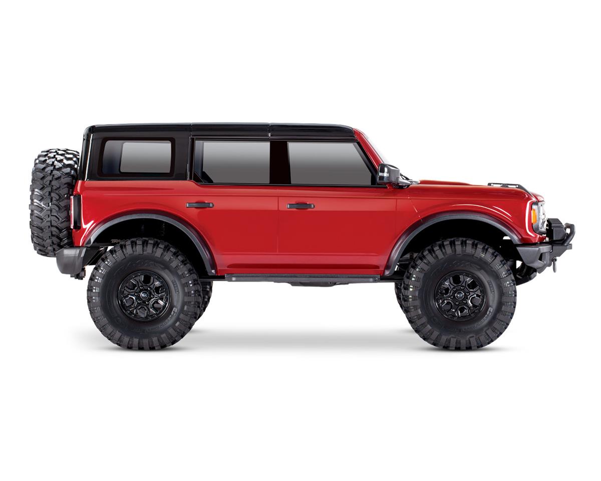 Traxxas TRX-4 1/10 Trail Crawler Truck w/2021 Ford Bronco Body 92076-4-RED