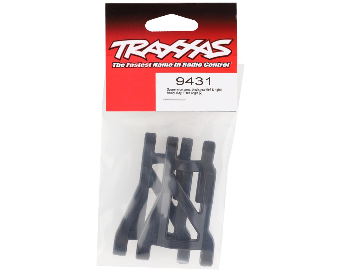 Traxxas Drag Slash Rear Heavy Duty Suspension Arms (Black)(2) (1° Toe-In) 9431