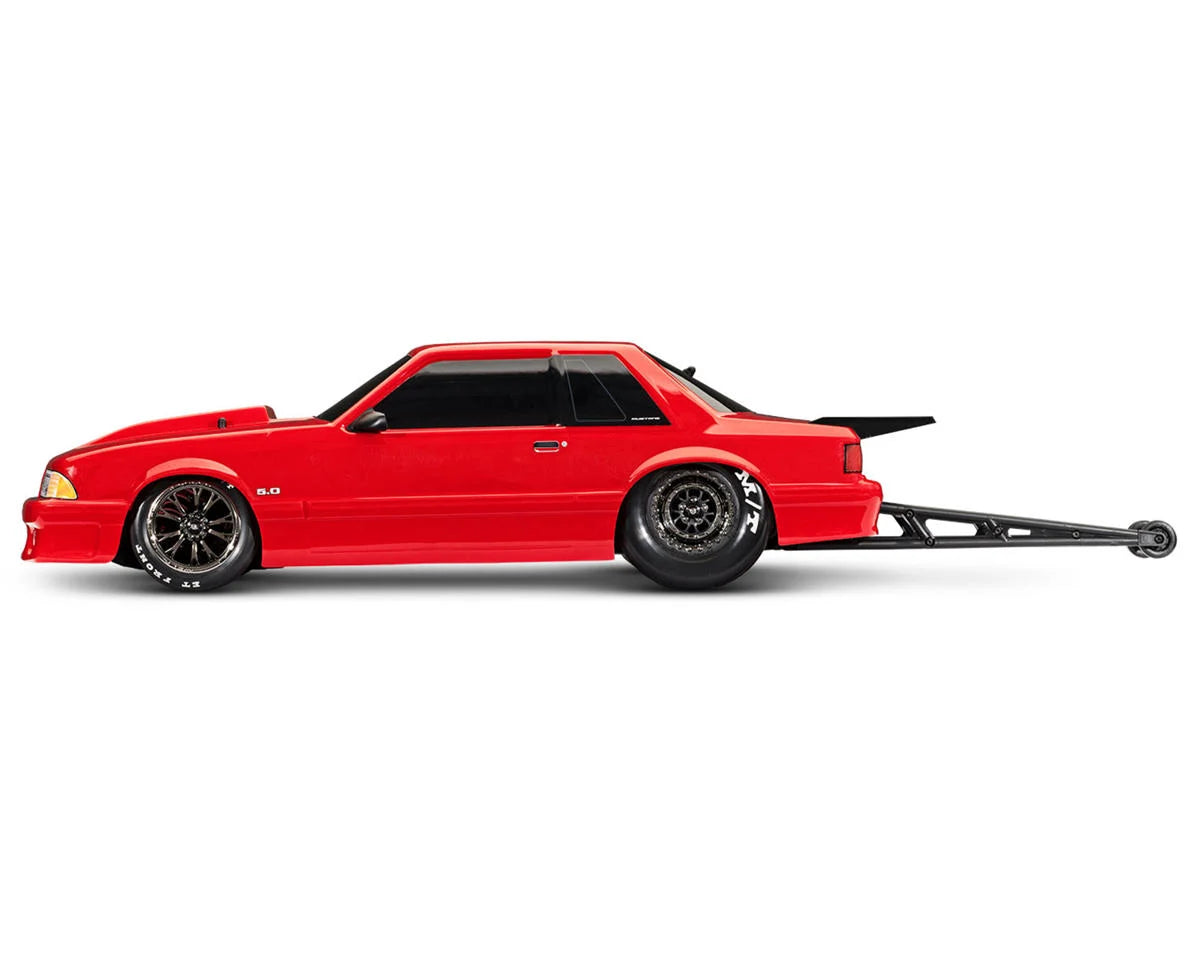 Traxxas Drag Slash HD 1/10 2WD RTR No Prep Car w/Ford Mustang 5.0 Body (Red) 94346-74-RED