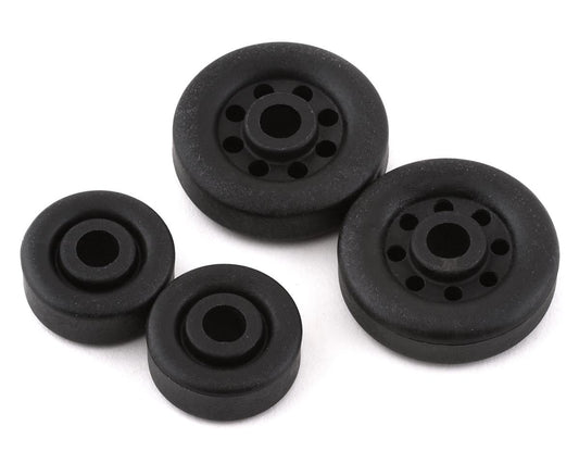 Traxxas Drag Slash Wheelie Bar Wheels (Black) 9461