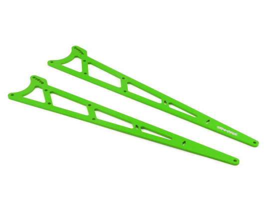 Traxxas Aluminum Wheelie Bar Side Plates (GREEN) (2) 9462G