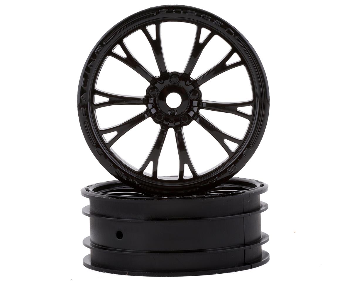 Traxxas Weld Front Drag Wheels w/12mm Hex (Gloss Black) (2) 9472