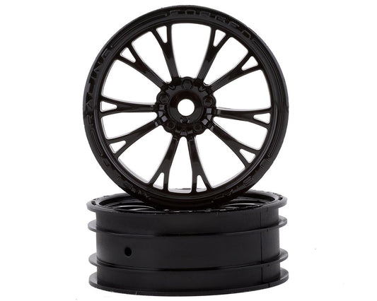 Traxxas Weld Front Drag Wheels w/12mm Hex (Gloss Black) (2) 9472