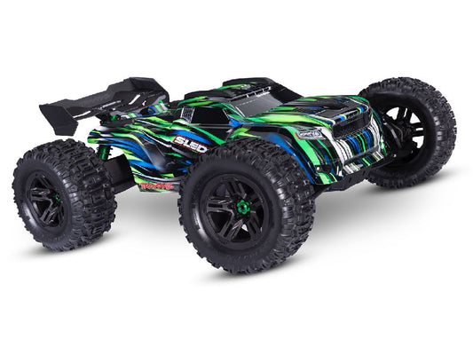 Traxxas Sledge 6S 4WD with Belted Tires Brushless RTR Monster Truck 95096-4 GREEN