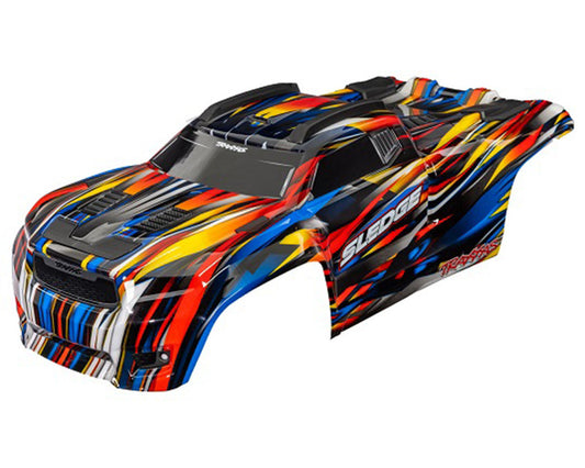Traxxas Sledge® 1/8 Pre-Painted Monster Truck Body (Blue) 9511-blue