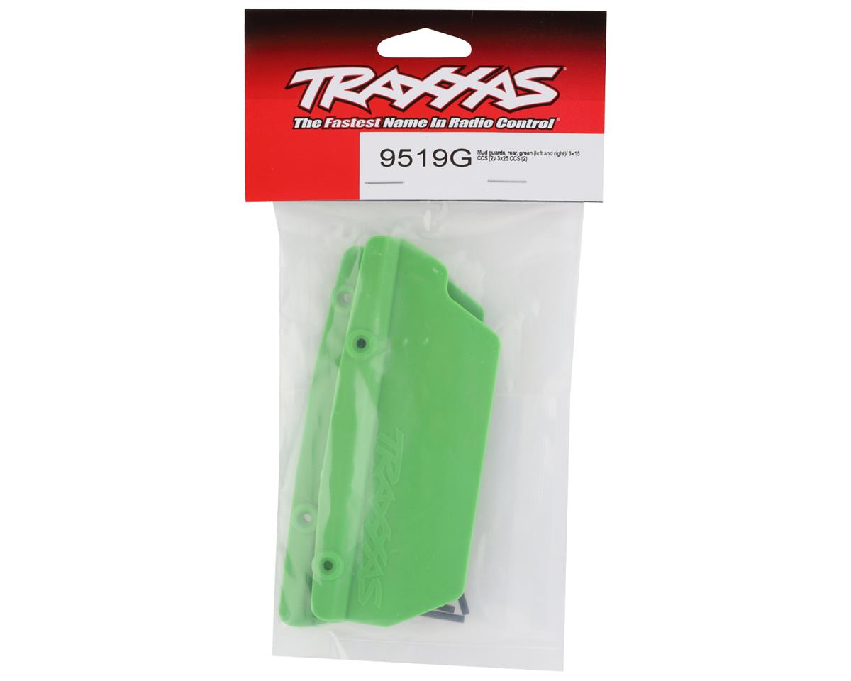 Traxxas Sledge Rear Mud Guards (Green) 9519G