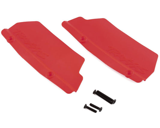 Traxxas Sledge Rear Mud Guards (Red) 9519R