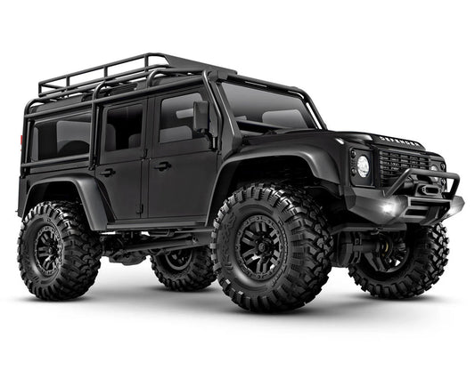 TRAXXAS 1/18 Scale 4X4 Trail Truck, Defender 97054-1 BLACK