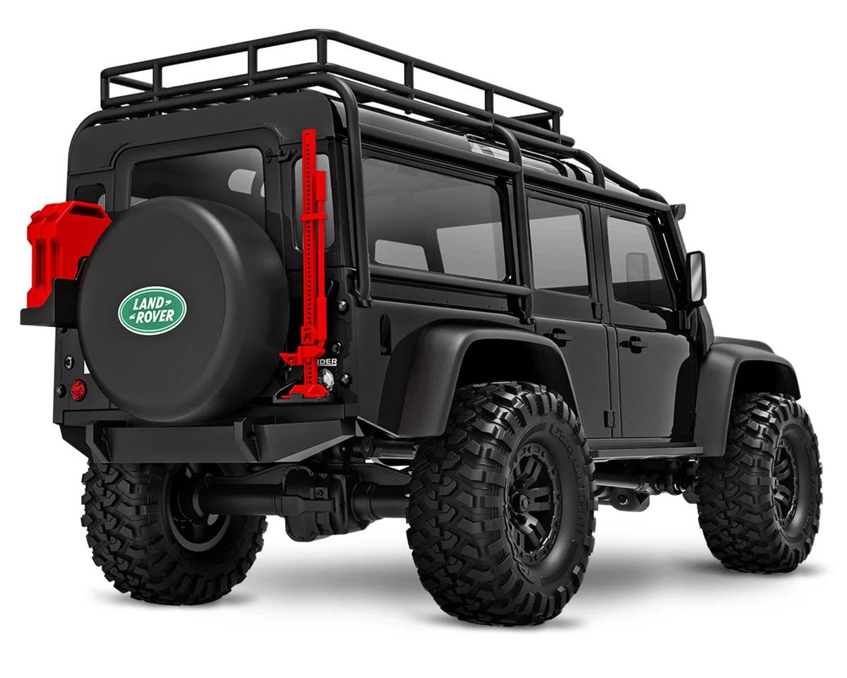 TRAXXAS 1/18 Scale 4X4 Trail Truck, Defender 97054-1 BLACK