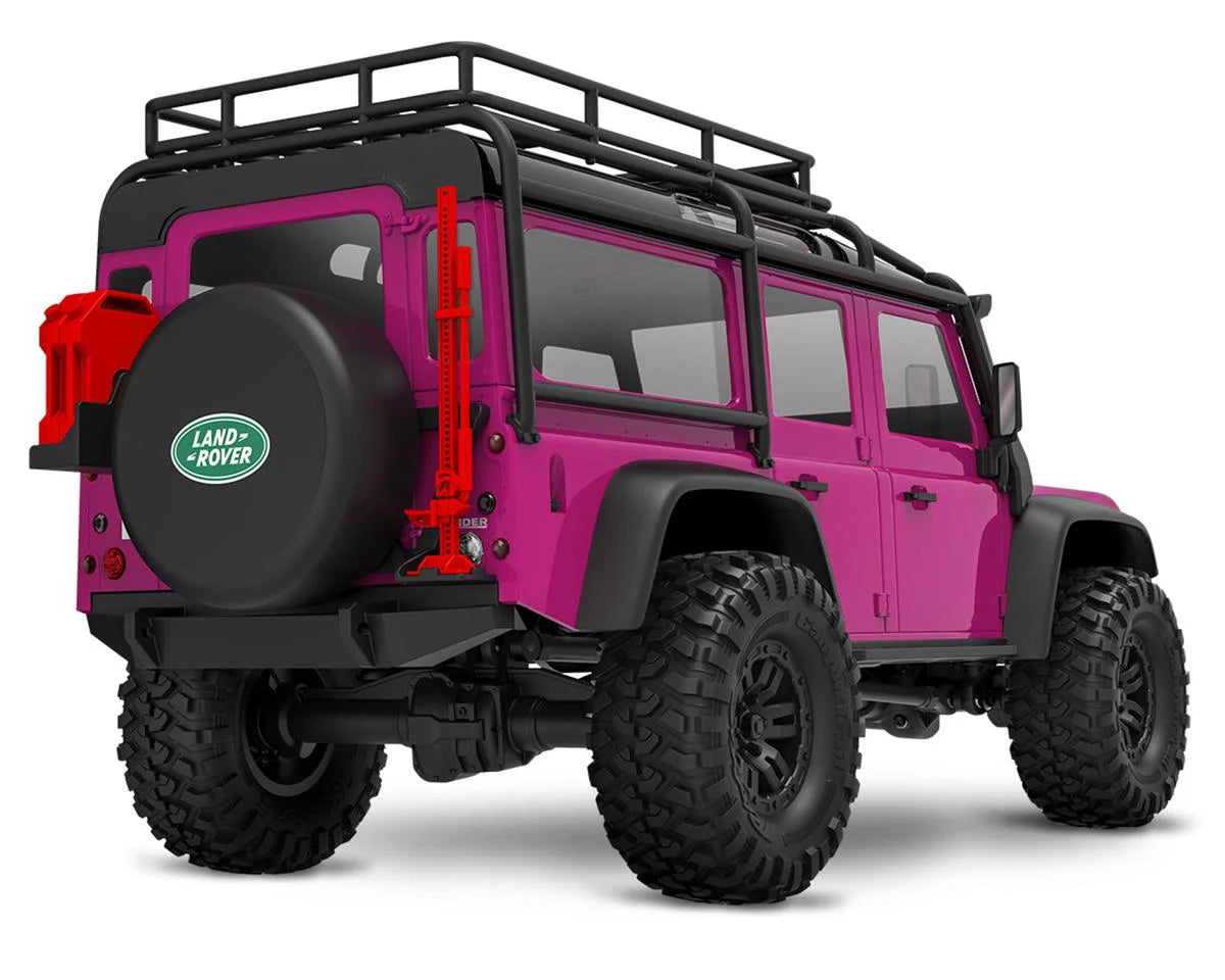 TRAXXAS 1/18 Scale 4X4 Trail Truck, Defender 97054-1 PINK