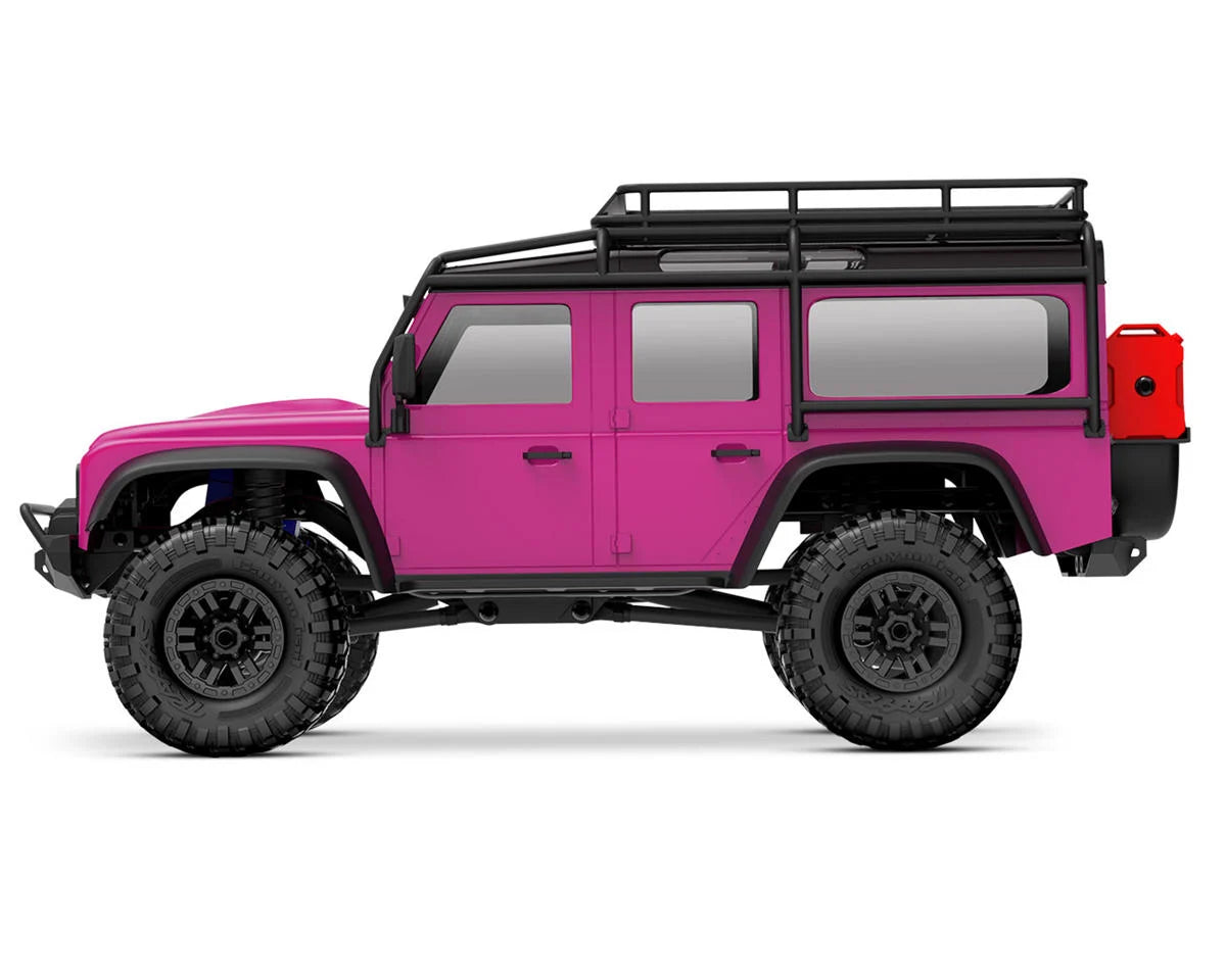 TRAXXAS 1/18 Scale 4X4 Trail Truck, Defender 97054-1 PINK