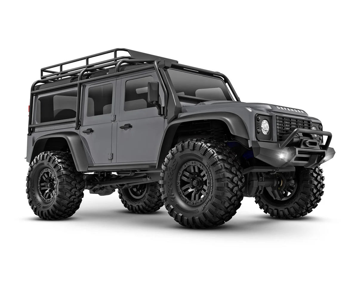 TRAXXAS 1/18 Scale 4X4 Trail Truck, Defender 97054-1 SILVER