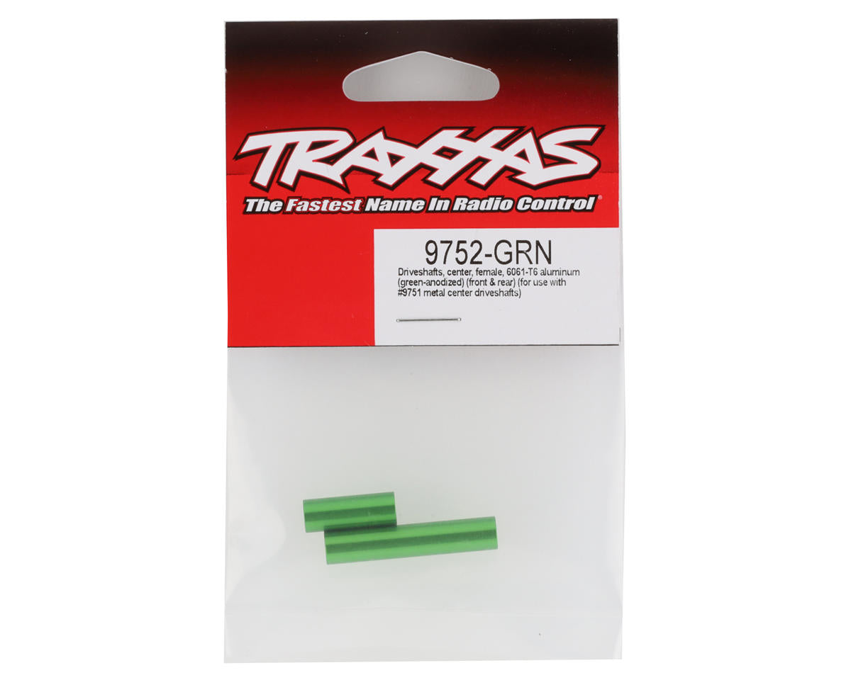 Traxxas TRX-4M Aluminum Center Driveshafts (Red) (2) 9852-GRN