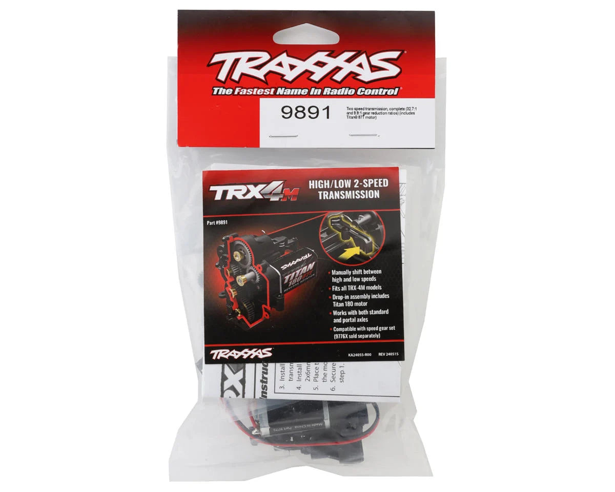 Traxxas TRX-4M Two Speed Transmission (not compatible with 9776R crawl gears) 9891