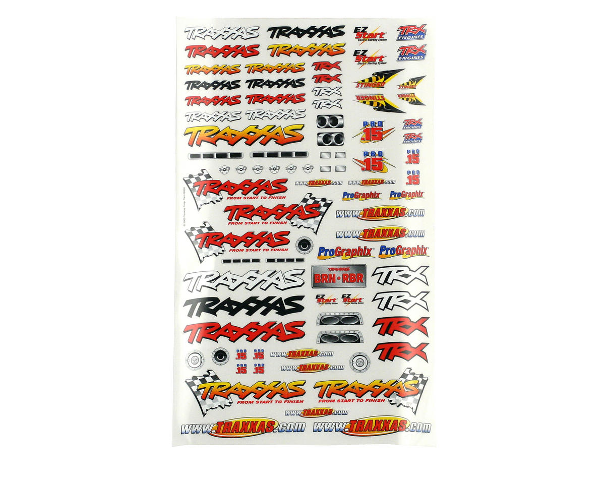 Traxxas Official Team Racing Decal Set (Flag Logo/6-Color) 9950