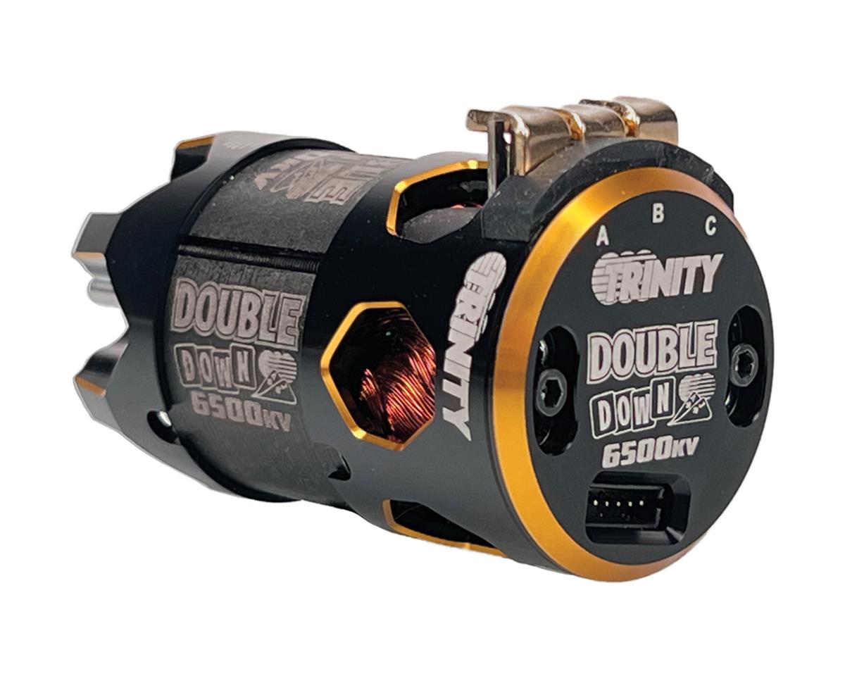 Trinity Double Down 4-Pole Brushless No Prep Drag Motor (6500kV) TEP2111