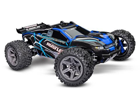 Traxxas Rustler 4X4 BL-2s Heavy Duty 9080 kit Installed RTR 67164-4 BLUE