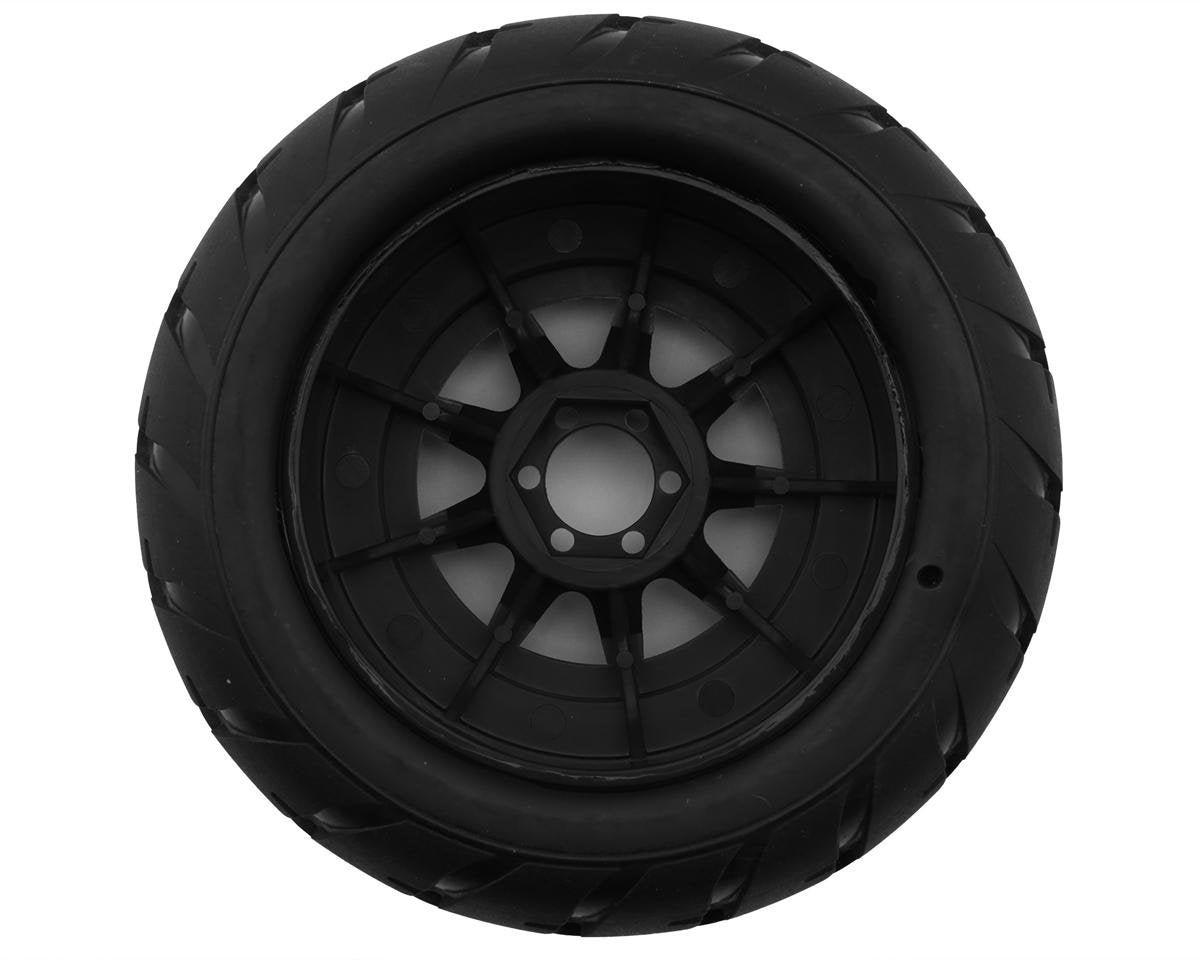 UpGrade RC Street Radials 2.2" Pre-Mounted On-Road Tires for Traxxas® Mini Maxx® & Mini XRT® (2) UPG-10014