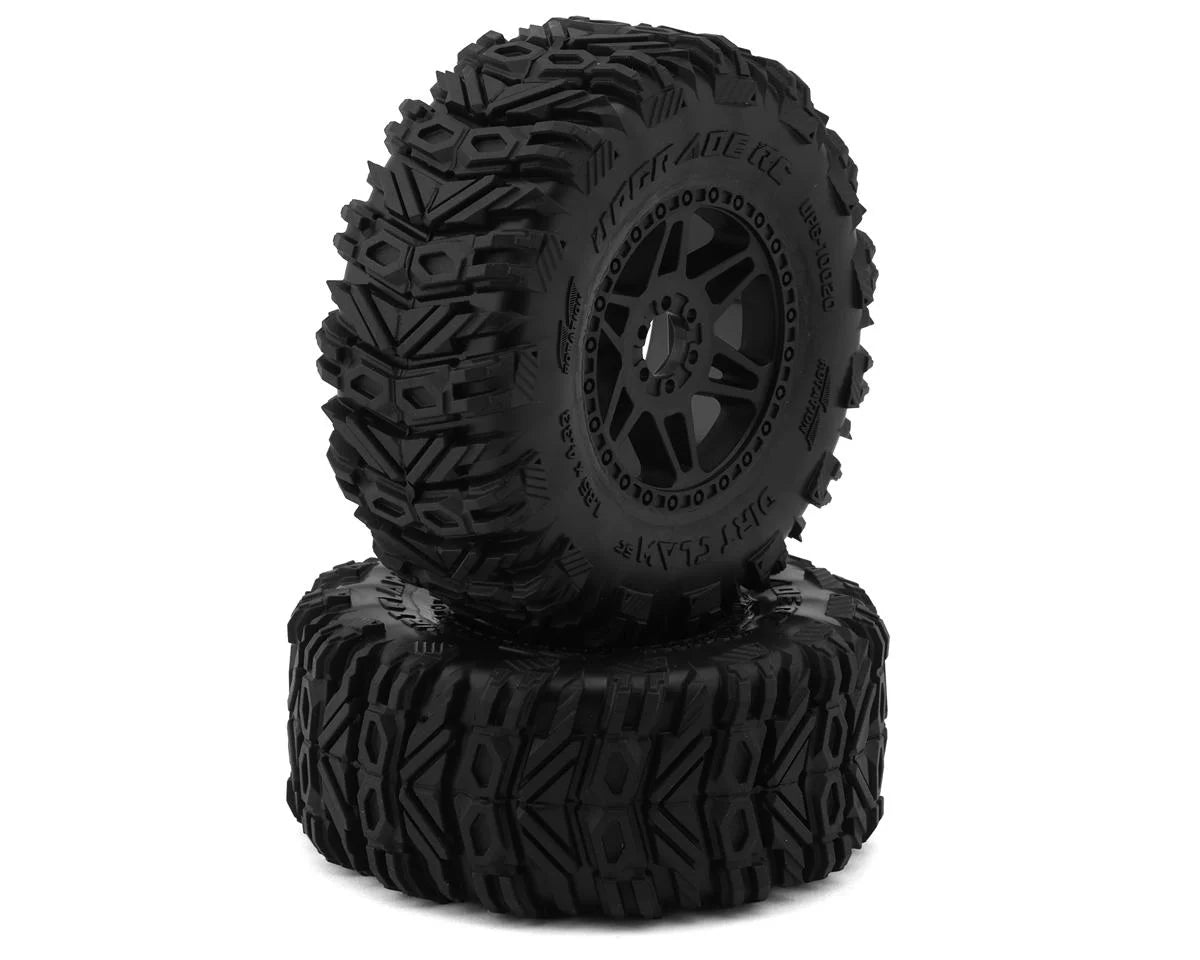 UpGrade RC Dirt Claw SC 2.2/3.0" Pre-Mounted BELTED Short Course Truck Tires (2) (17mm/14mm/12mm Hex) UPG-10020