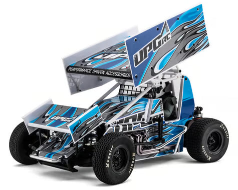 UpGrade RC "Flame" Graphic Set for Losi® 22S™ Sprint Car (Blue) UPG-14292