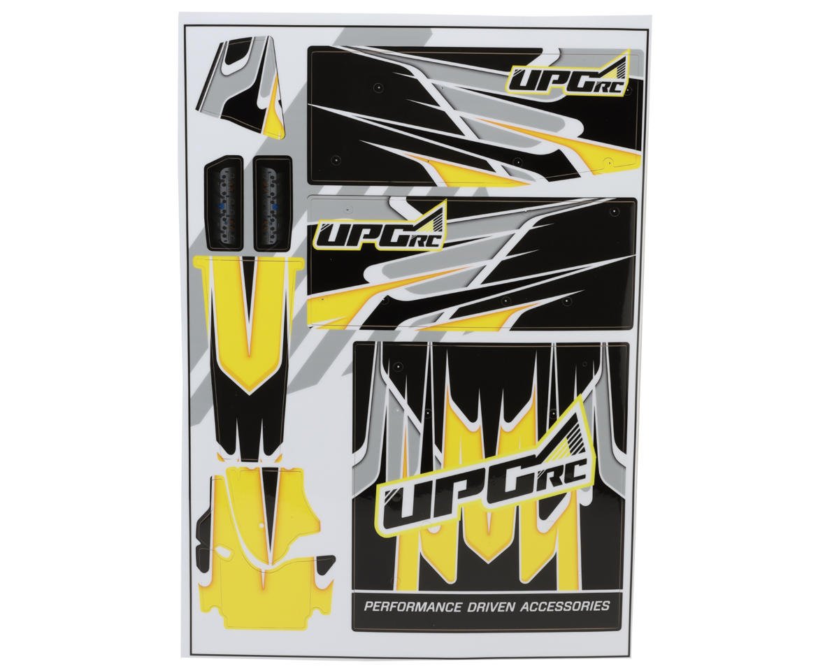 UpGrade RC "Velocity" Graphic Set for Losi® 22S™ Sprint Car (Yellow) UPG-14295