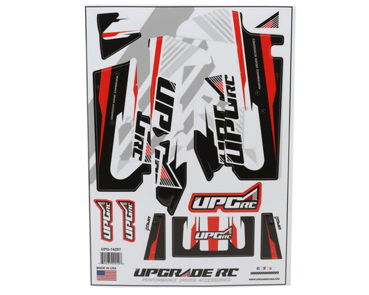 UpGrade RC "Vector" Graphic Set for Losi® 22S™ Sprint Car (Red) UPG-14297