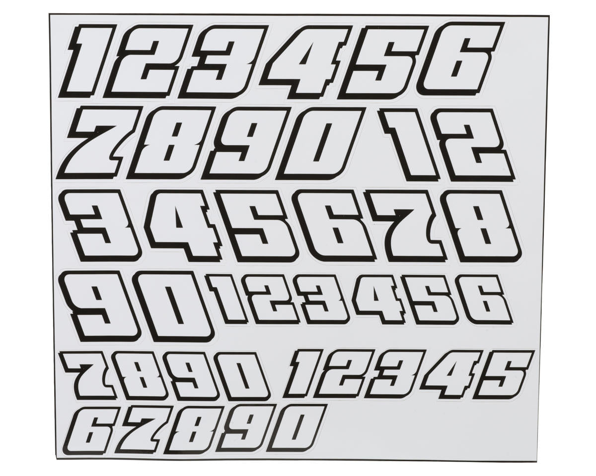 UpGrade RC "Vector" Graphic Set for Losi® 22S™ Sprint Car (Red) UPG-14297